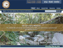 Tablet Screenshot of deluzcsd.org